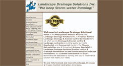 Desktop Screenshot of landscapedrainagesolutions.com